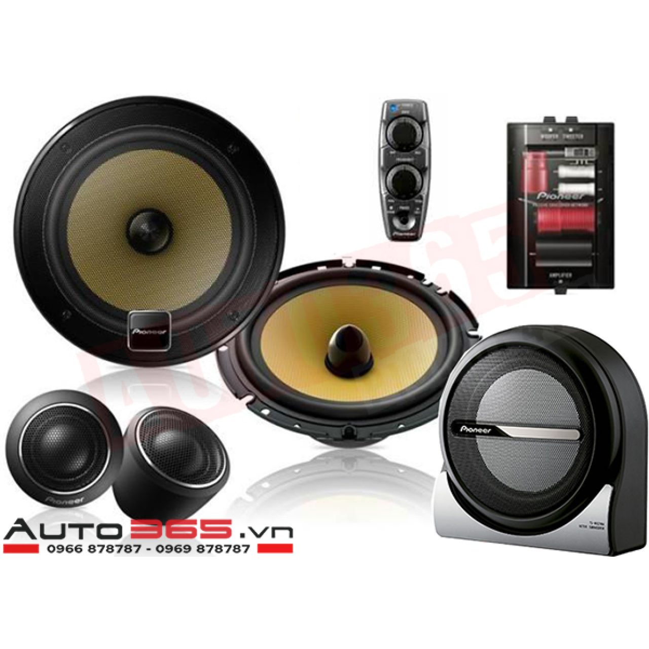 Gói combo Âm thanh xe hơi tiêu chuẩn Pioneer Mỹ - Hình 1